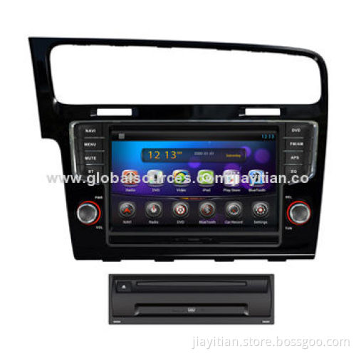 8" Volkswagen Golf 7 2014 In-dash Car DVD players, Supports Multiple Languages and OBD